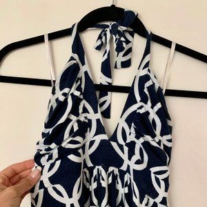 ELEGANT Maxi Halter Dress (S)